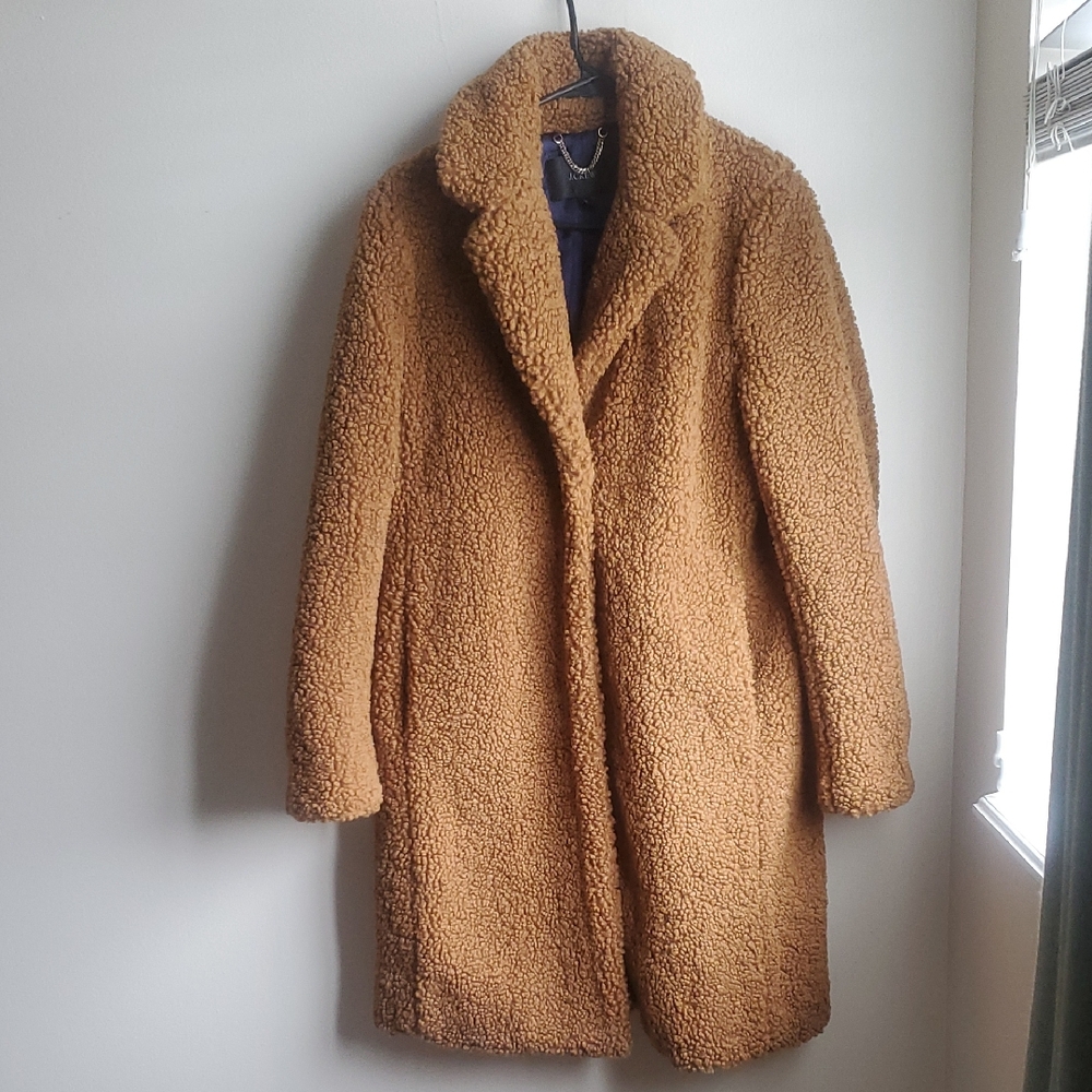 J. Crew Tan Teddy Coat